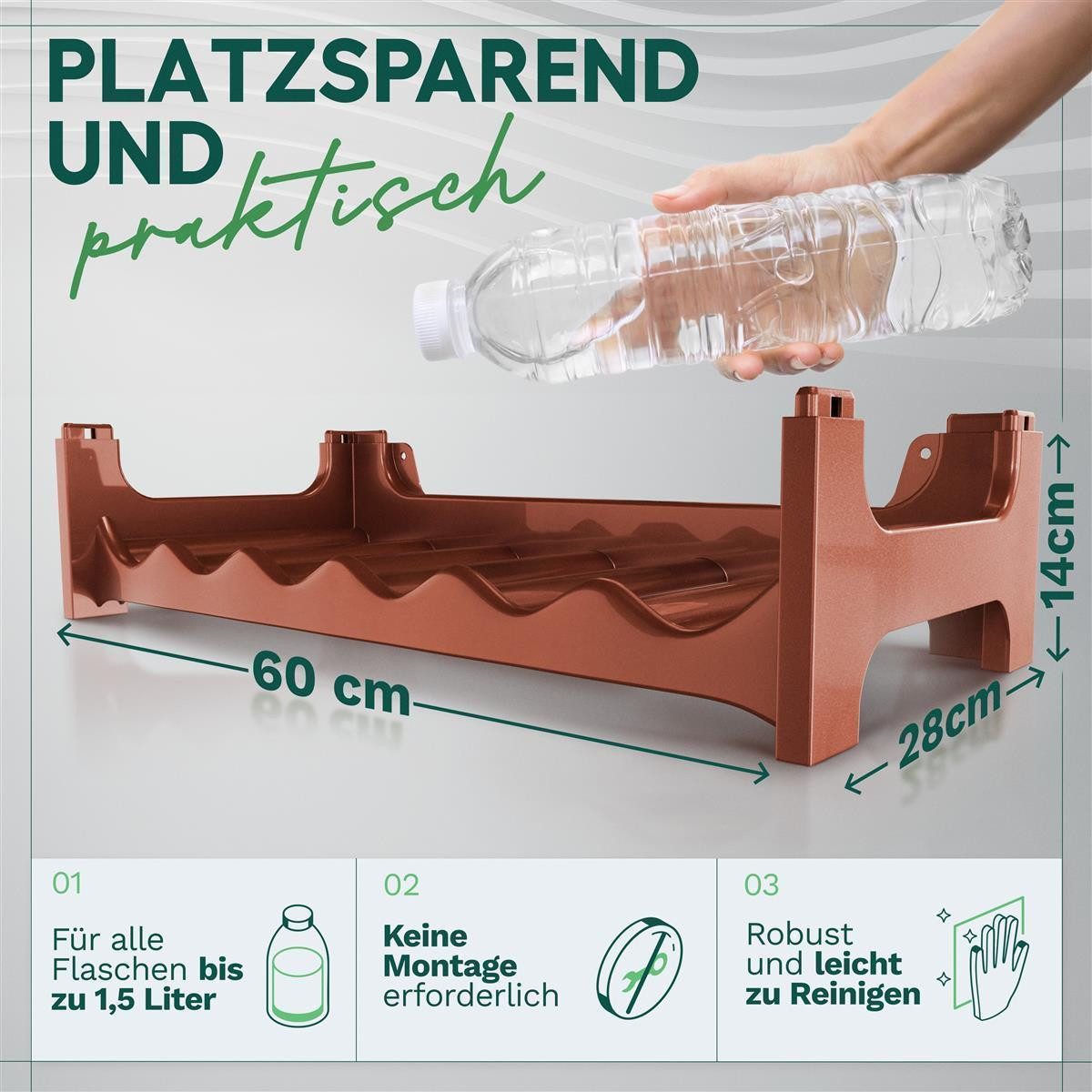 Novaliv Regal -, Spar-Set 2-tlg., Stapelbar,platzsparend, günstig online kaufen