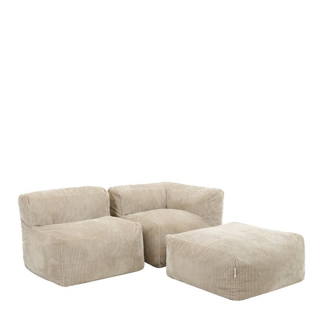 icon Sofa Modulares Ecksofa aus Kunstfell Flauschig „Zen“, Schaumstoff Füll günstig online kaufen