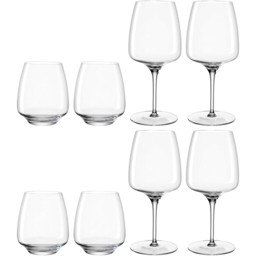 LEONARDO Gläser-Set »Trinkglas-Set CESTI, 8-teilig«, (Set, 8 tlg., 4 Kelchg günstig online kaufen