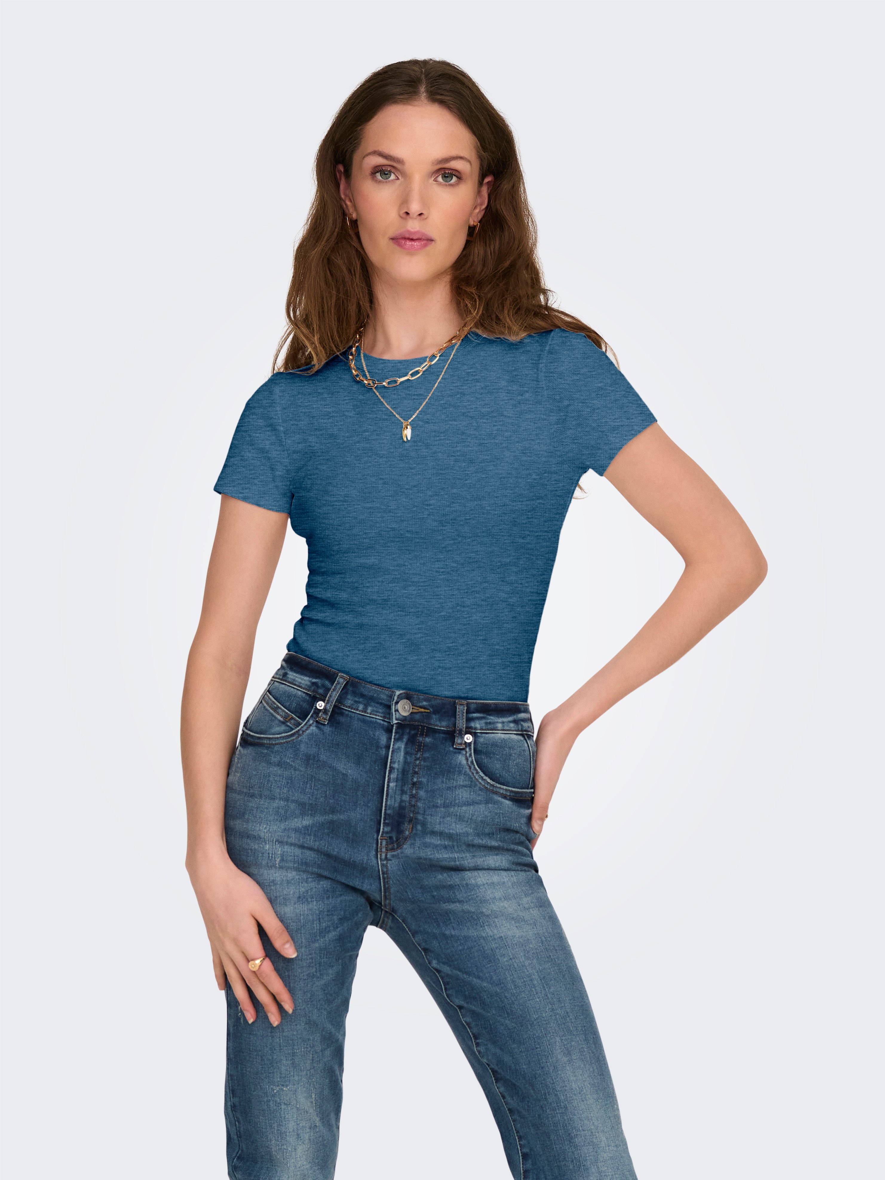 ONLY Kurzarmshirt ONLEASY S/S TOP CS günstig online kaufen