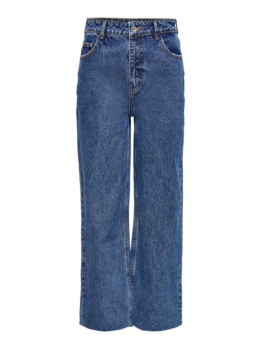 ONLY Onldad Hw Straight Fit Jeans Damen Blau günstig online kaufen