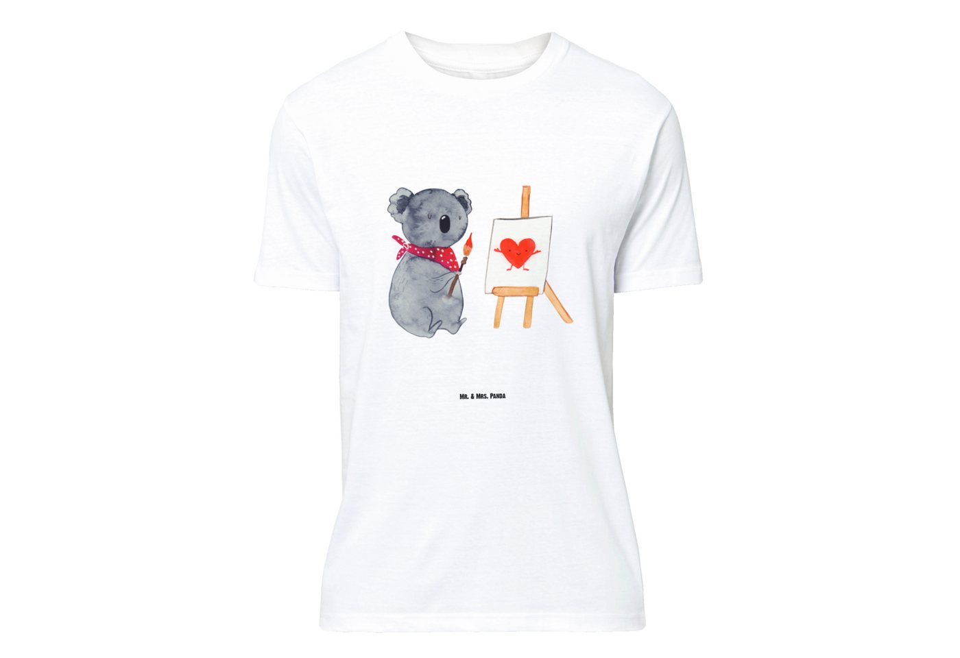 Mr. & Mrs. Panda T-Shirt Koala Künstler - Weiß - Geschenk, Koalabär, Shirt, günstig online kaufen