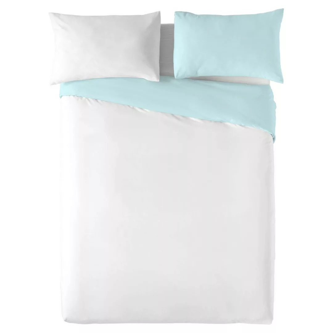 Bettdeckenbezug Naturals Blau Weiß (135er-bett) (220 X 270 Cm) günstig online kaufen