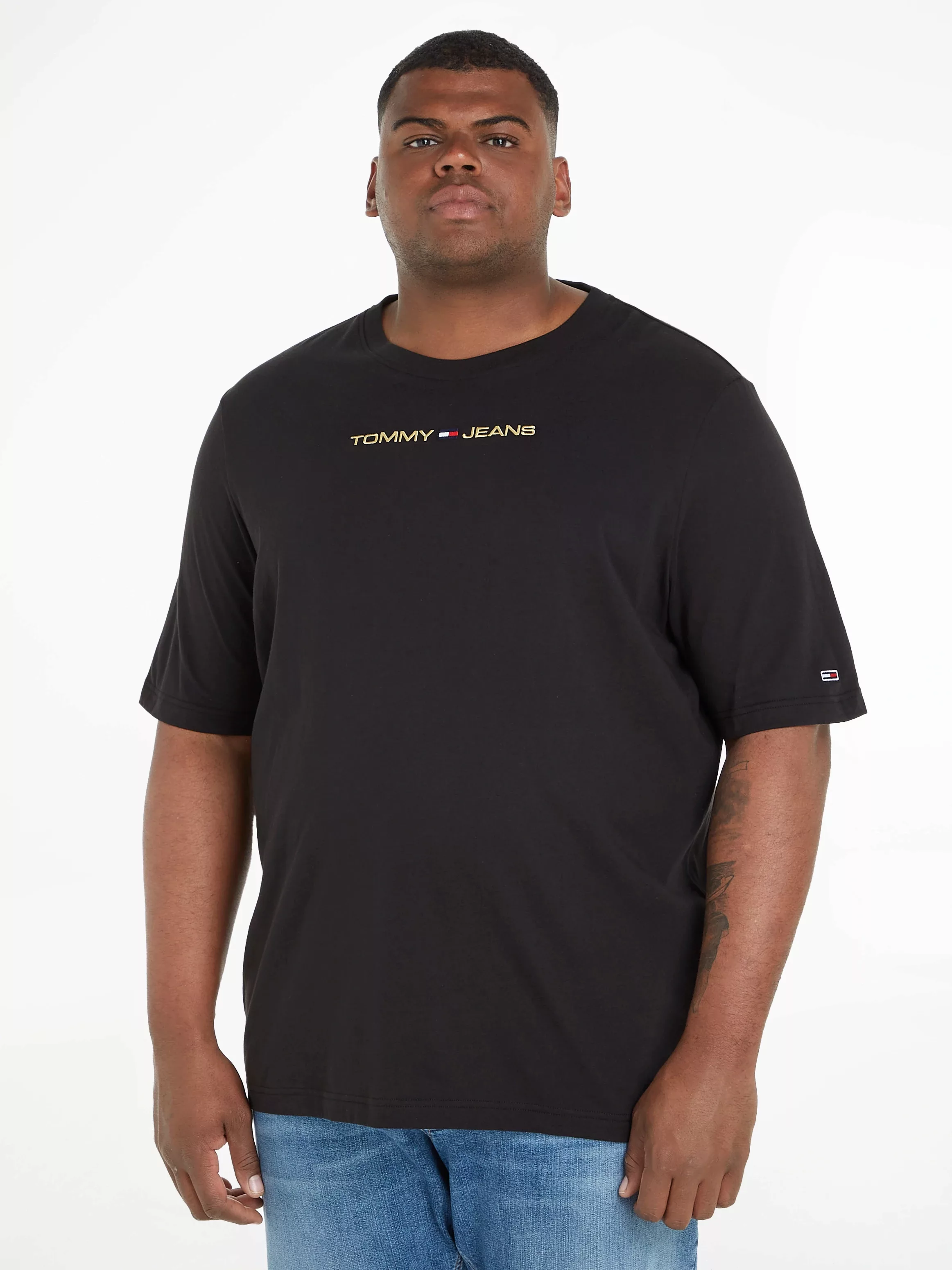 Tommy Jeans Plus T-Shirt TJM PLUS CLSC GOLD LINEAR TEE günstig online kaufen