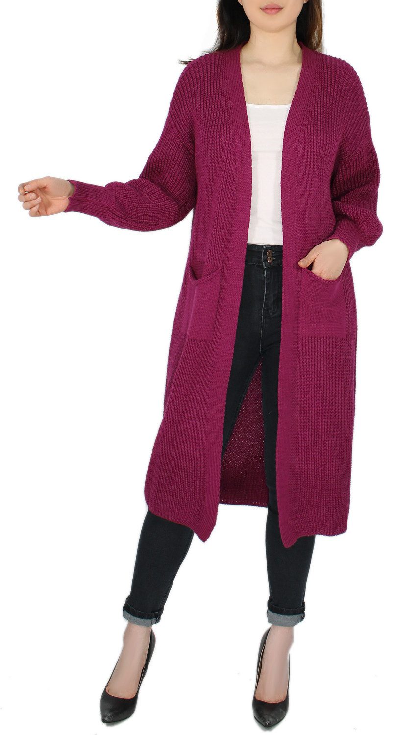 dy_mode Cardigan Langer Grobstrick Cardigan Damen günstig online kaufen