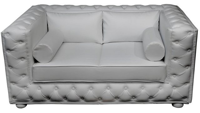 JVmoebel 3-Sitzer Chesterfield Couch Sofa Garnitur 3 Sitzer Polster Leder S günstig online kaufen