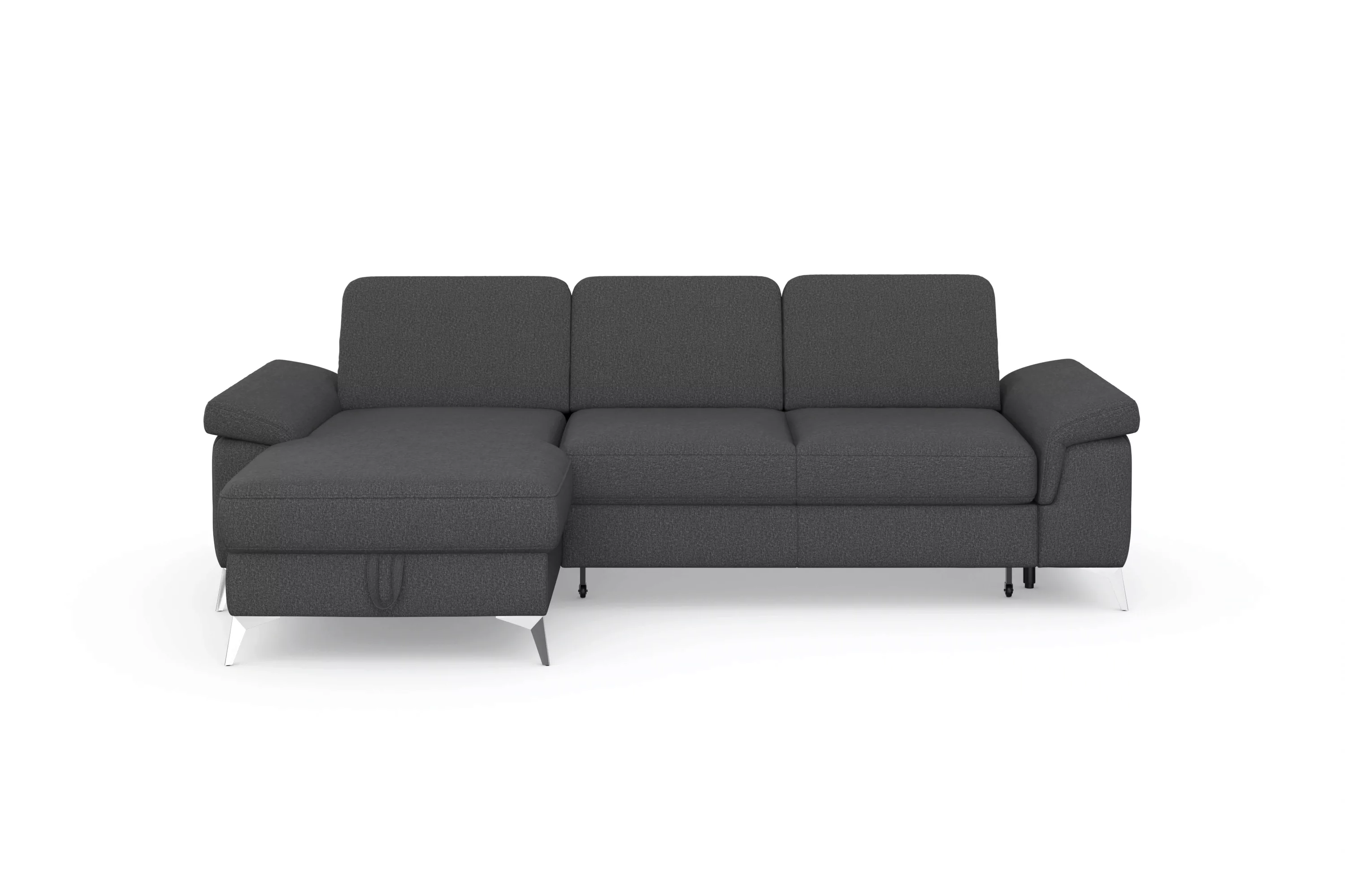 sit&more Ecksofa »Padua L-Form«, inklusive Sitztiefenverstellung, Armteilfu günstig online kaufen