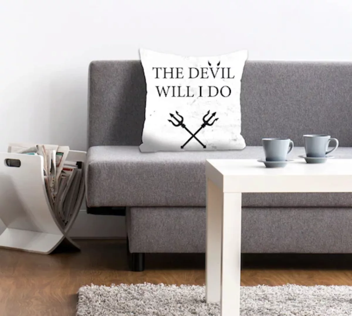 queence Dekokissen »THE DEVIL WILL I DO« günstig online kaufen