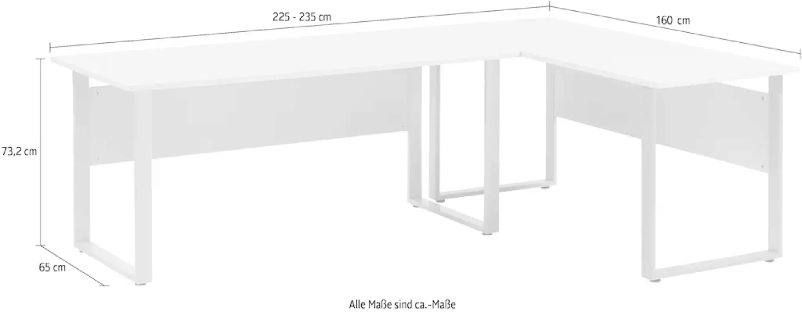 Schildmeyer Eckschreibtisch "Serie 1500" günstig online kaufen