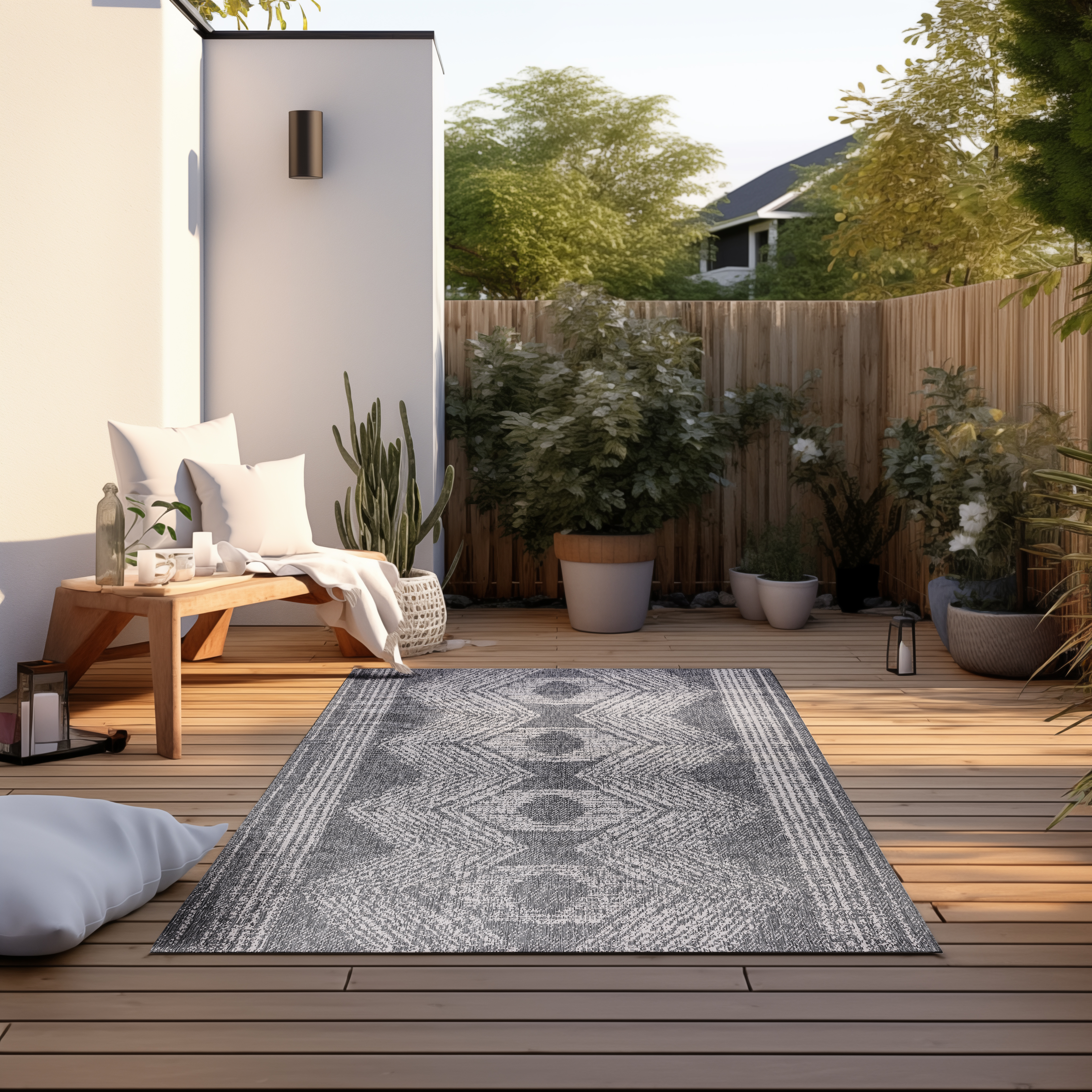ELLE DECORATION Teppich »Merge, In- und Outdoor«, rechteckig, Flachgewebe, günstig online kaufen