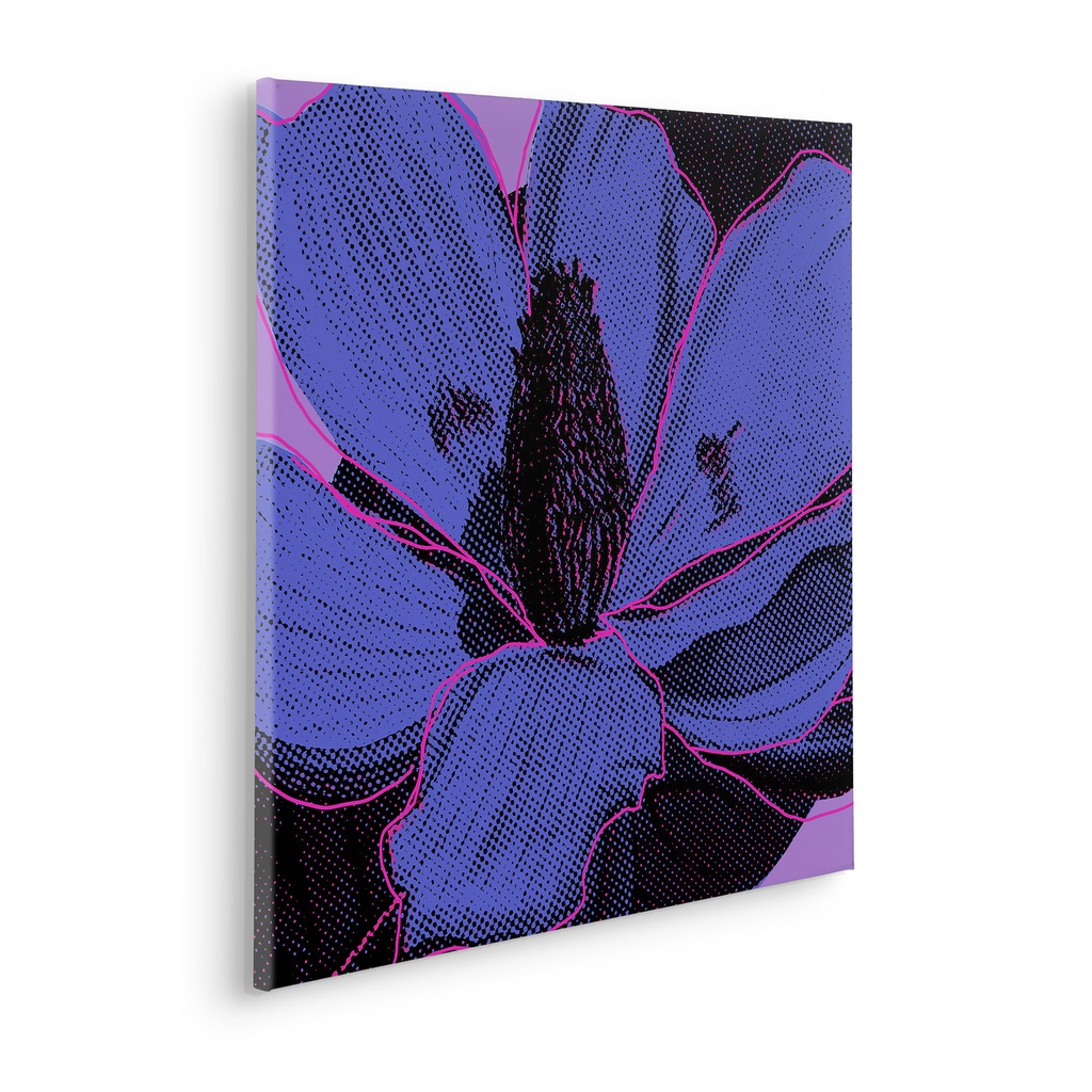 Komar Leinwandbild »Purple Fusion«, (1 St.), 60x60 cm (Breite x Höhe), Keil günstig online kaufen