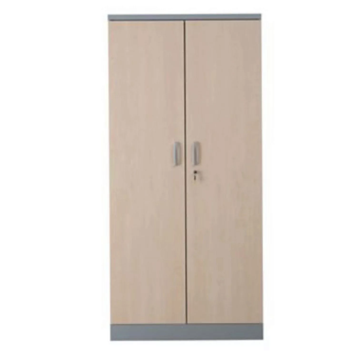 PROREGAL® Aktenschrank Aktenschrank Beetle, HxBxT 195x92x42cm, Silber-Ahorn günstig online kaufen