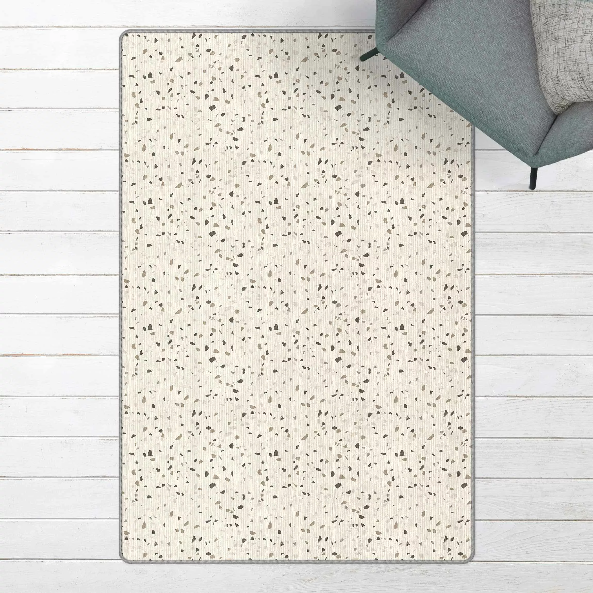 Teppich Detailliertes Terrazzo Muster Pompeji günstig online kaufen
