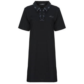 Karl Lagerfeld  Kurze Kleider BOUCLE MIX POLO DRESS günstig online kaufen