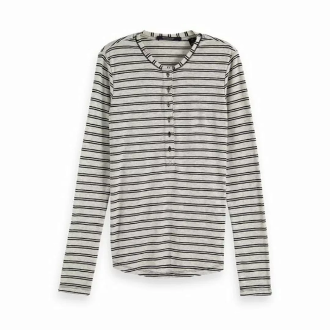 Maison Scotch Langarmshirt Maison Scotch Damen Langarmshirt Grandad 153395 günstig online kaufen