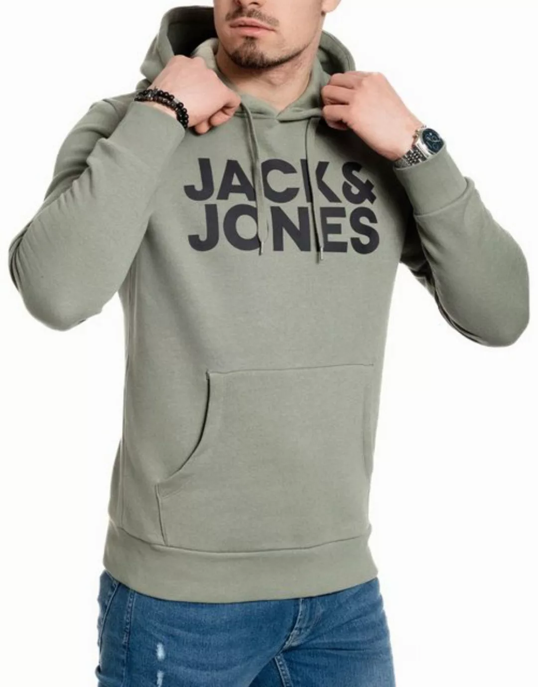 Jack & Jones Kapuzensweatshirt mit Kängurutasche günstig online kaufen