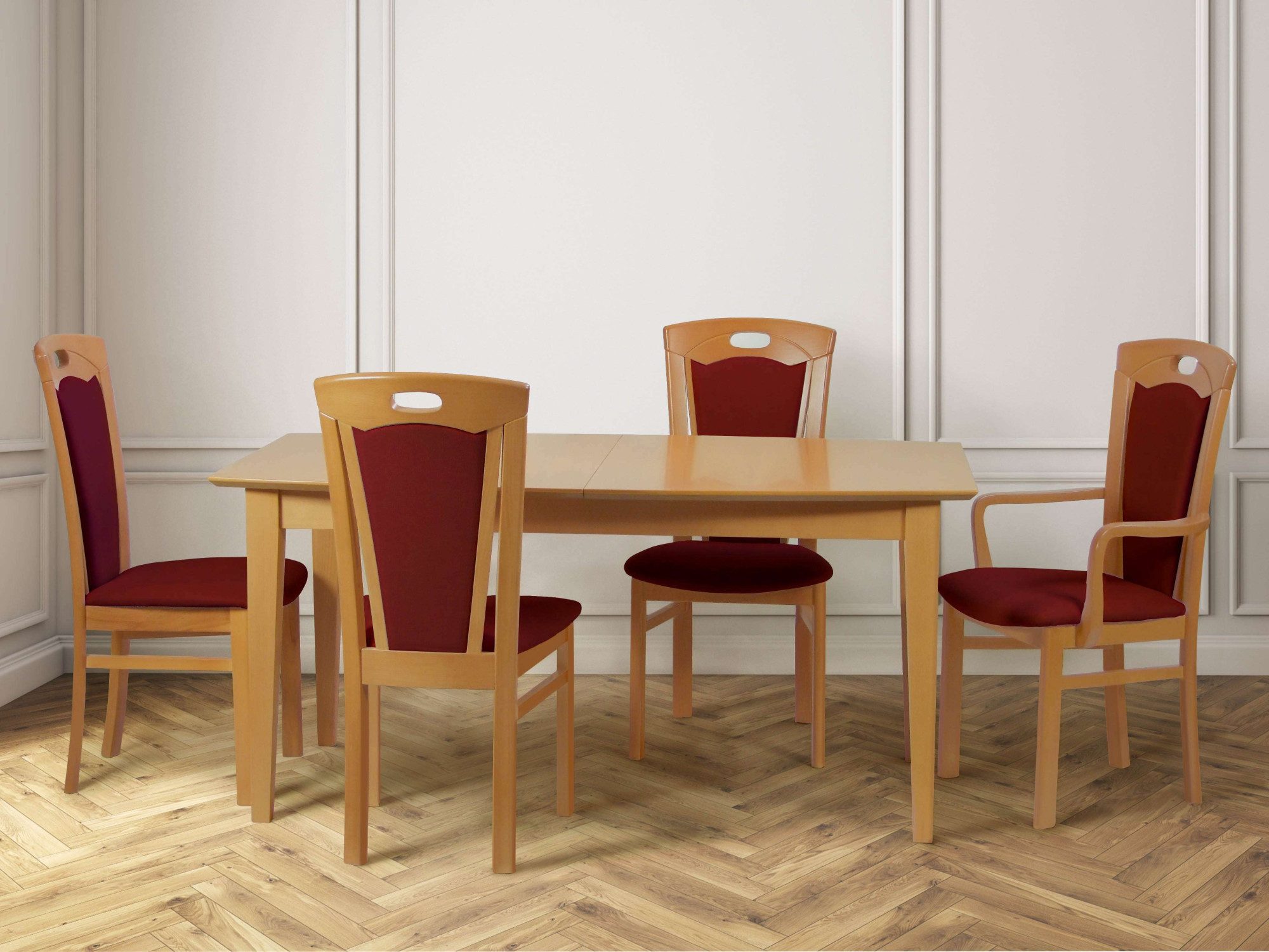 Home affaire Esszimmerstuhl "FERDI Made in Italy, Massivholz", (Set), 2 St. günstig online kaufen