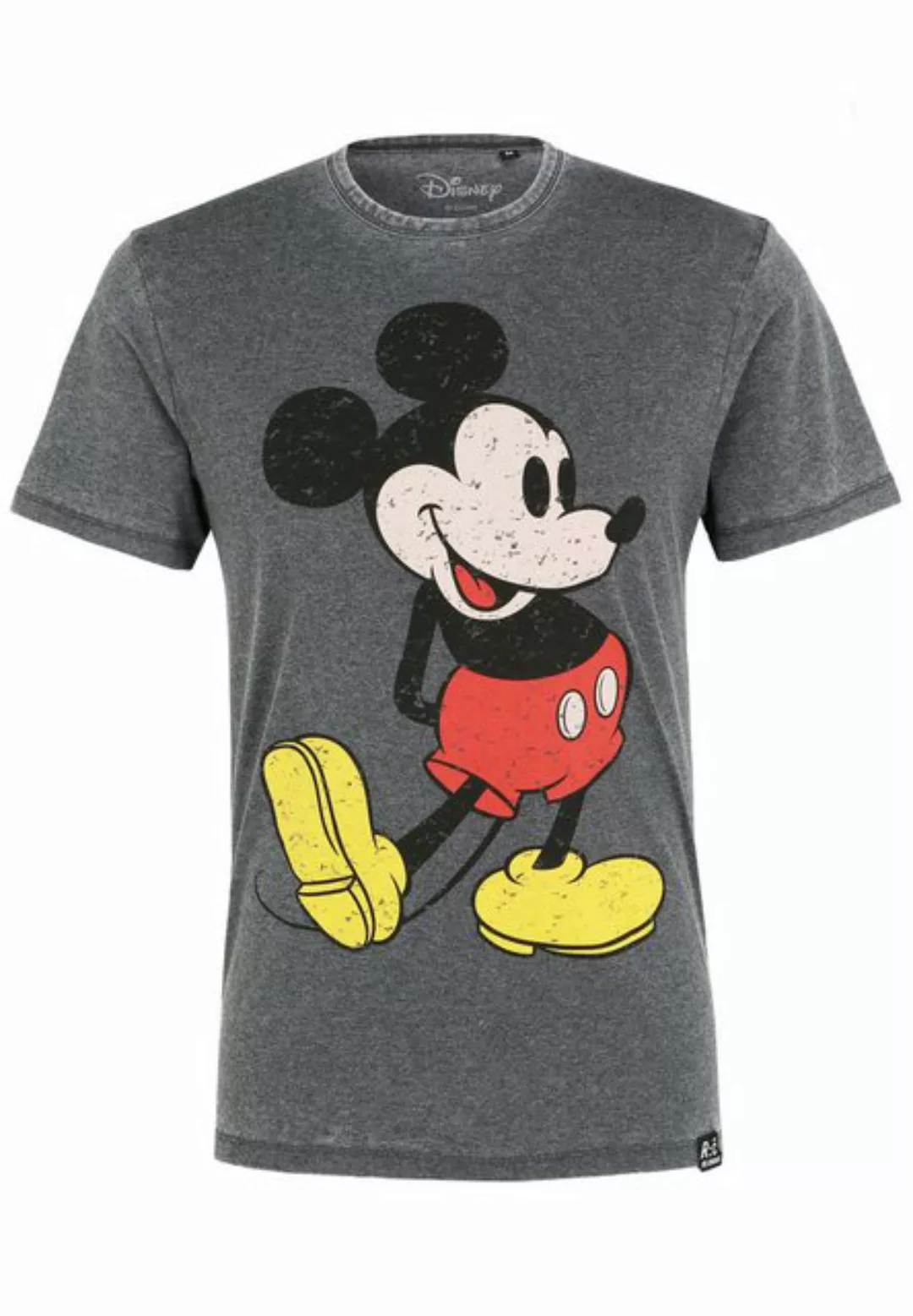 Recovered T-Shirt Disney Mickey Mouse Classic Pose GOTS zertifizierte Bio-B günstig online kaufen