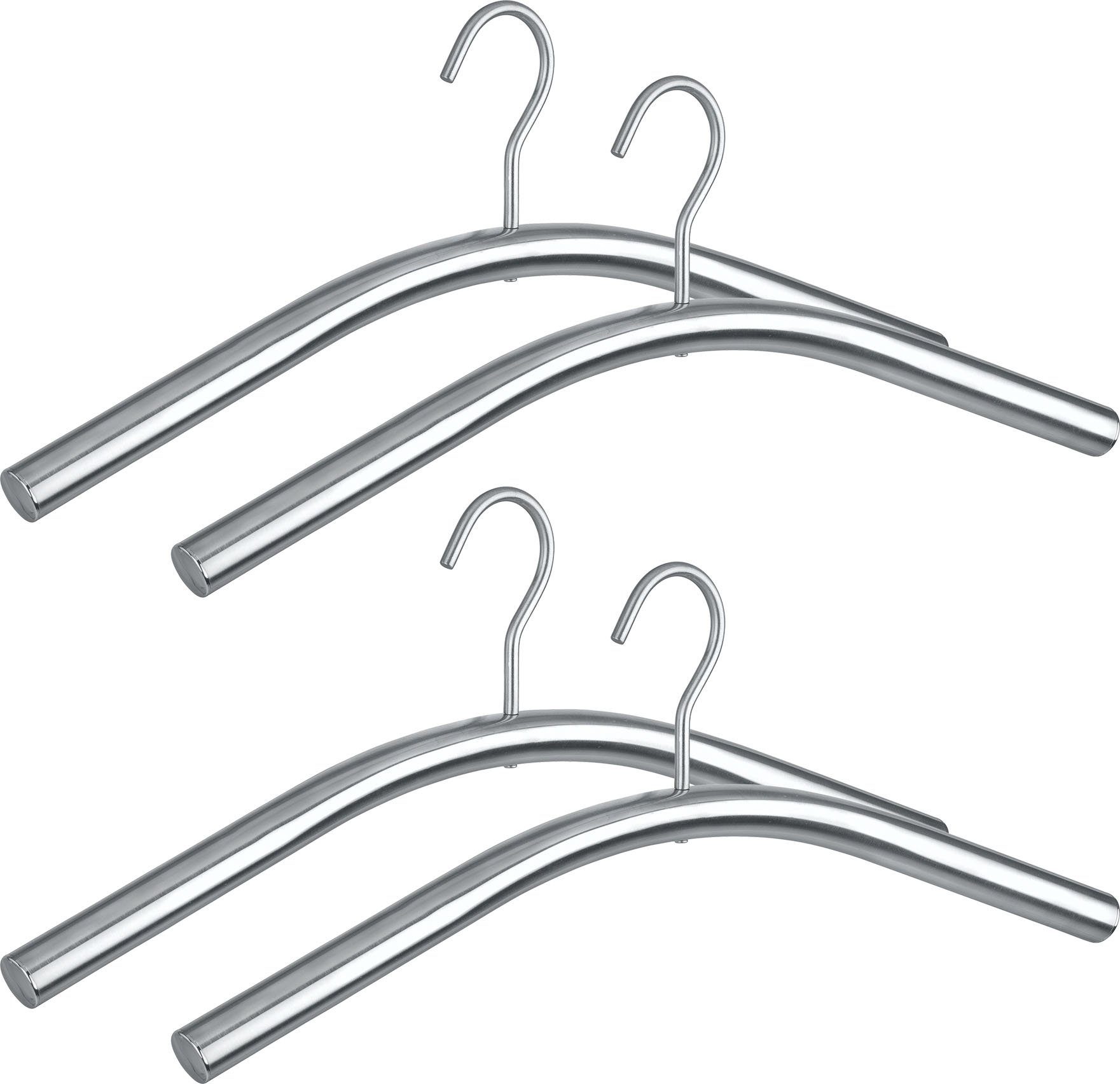 WENKO Kleiderbügel "Modell Dry", (Set, 4 tlg.), Bügel aus rostfreiem Edelst günstig online kaufen