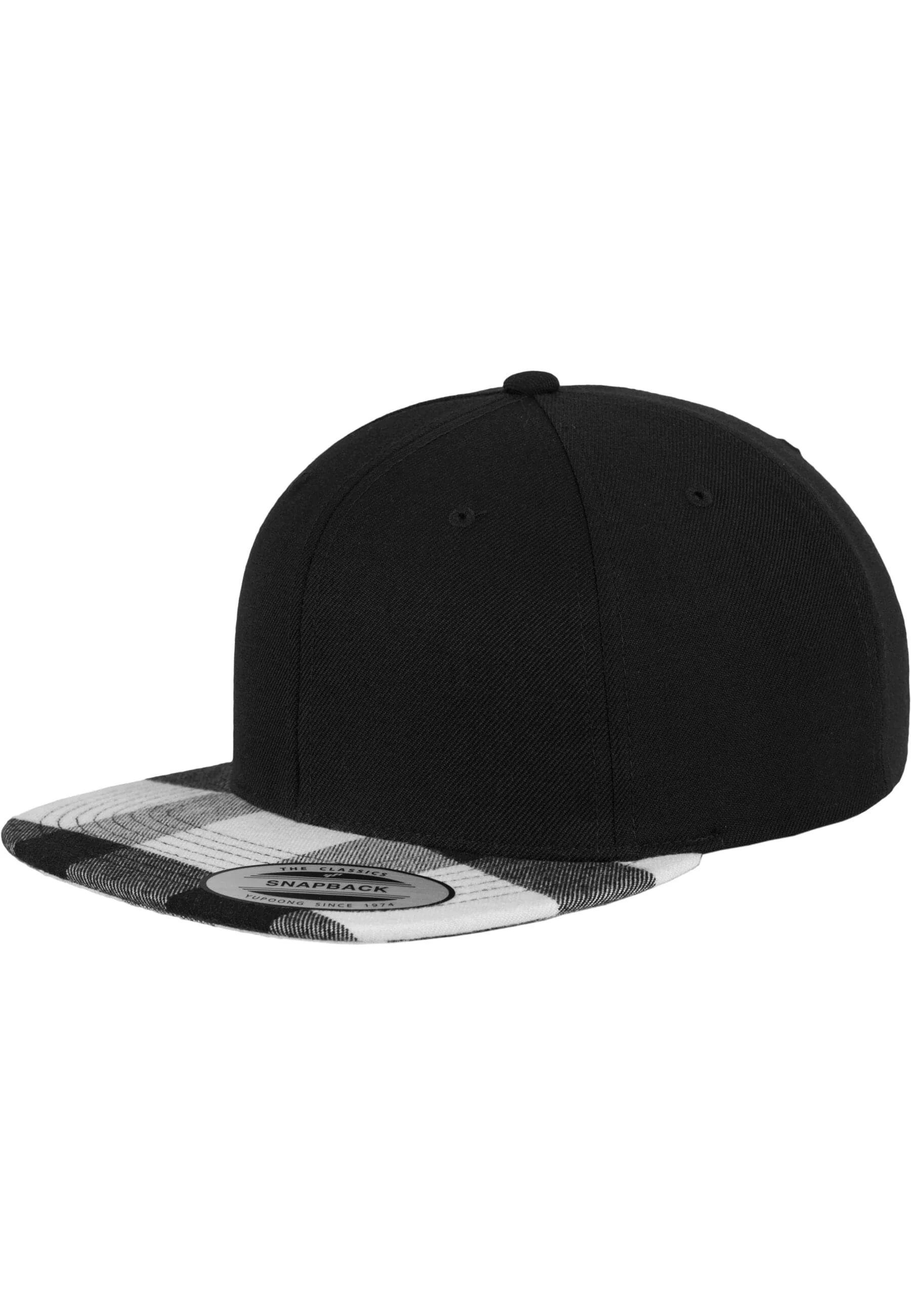 Flexfit Snapback Cap "Flexfit Snapback Checked Flanell Peak Snapback" günstig online kaufen