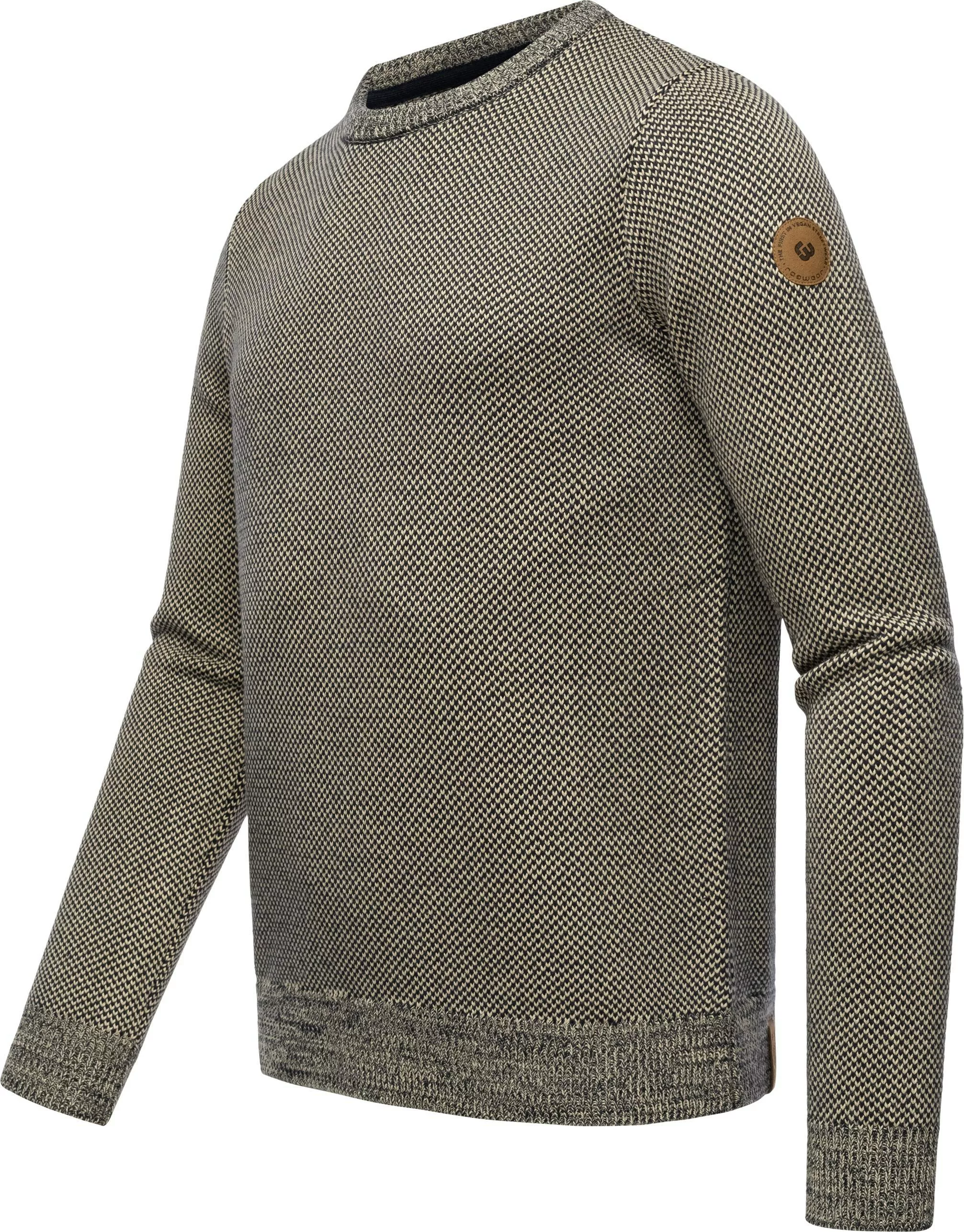 Ragwear Strickpullover "Larrs", stylischer Herren Sweatpullover mit Rippbün günstig online kaufen