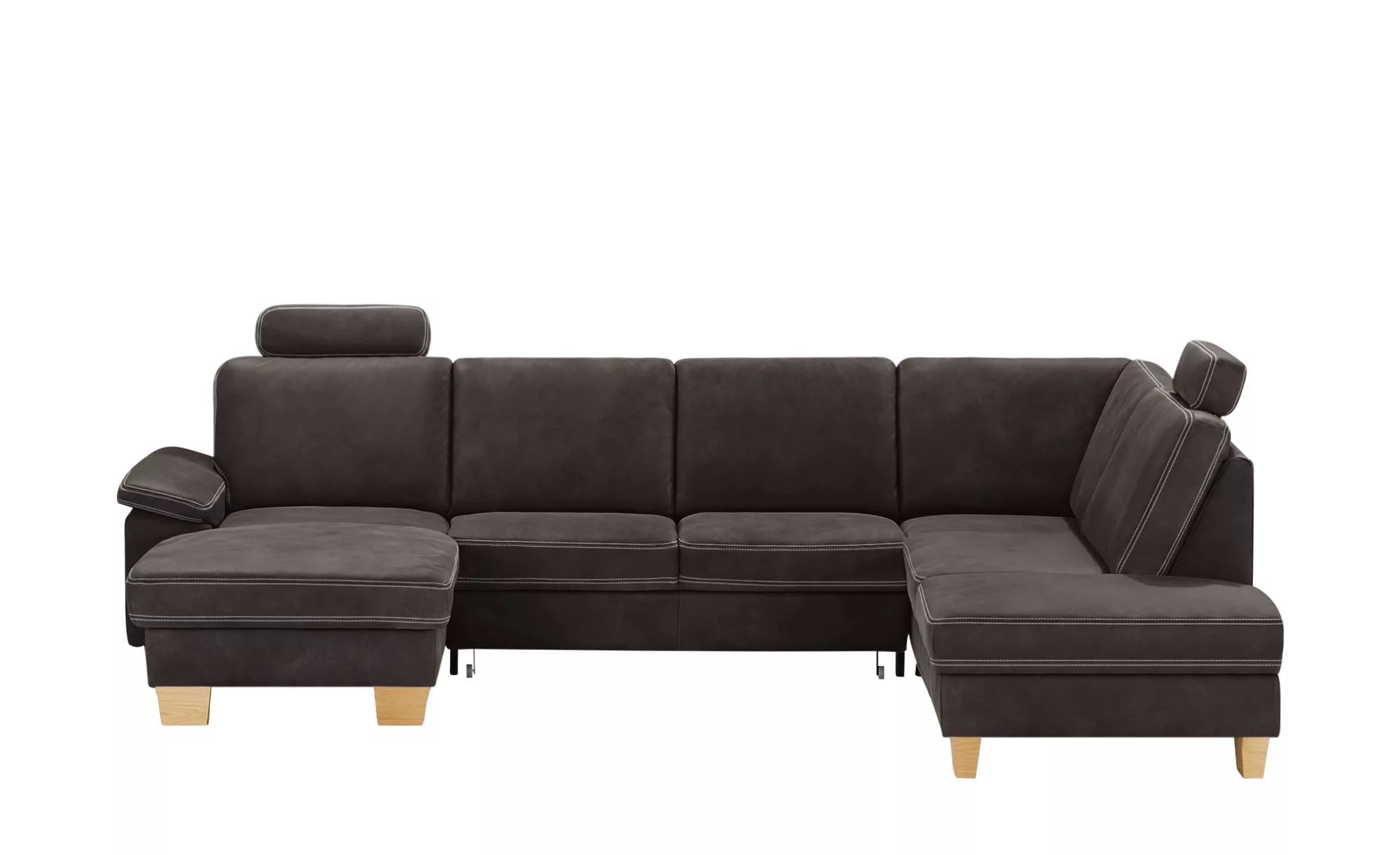 meinSofa Wohnlandschaft  Samu - braun - 90 cm - Polstermöbel > Sofas > Lede günstig online kaufen