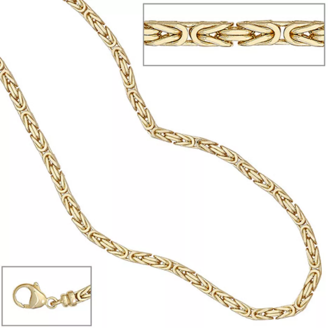 SIGO Königskette 585 Gelbgold 3,2 mm 80 cm Gold Kette Halskette Goldkette K günstig online kaufen