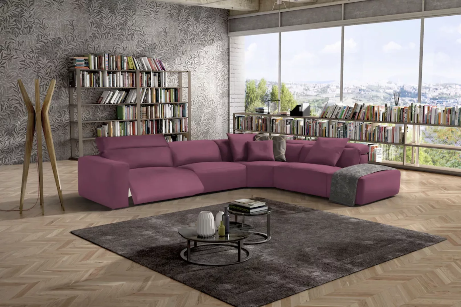 Egoitaliano Ecksofa »Beverly, extravangantes Designsofa mit erstklassigem S günstig online kaufen
