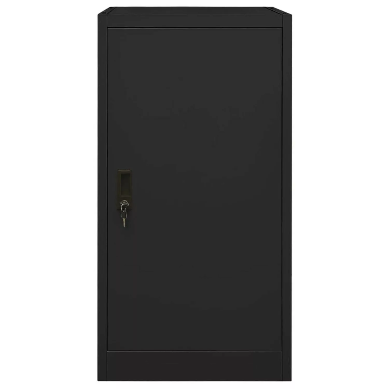Vidaxl Sattelschrank Schwarz 53x53x105 Cm Stahl günstig online kaufen