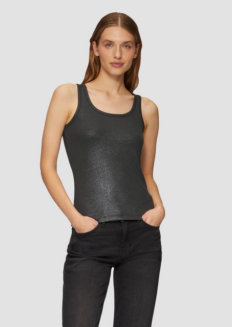 s.Oliver Shirttop Top mit Glitzer-Effekt günstig online kaufen