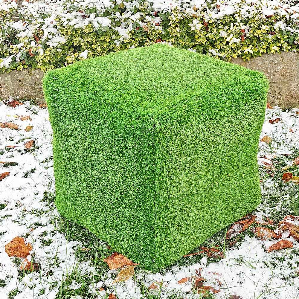 Kögler Gartenfigur AniPlants, Grasfigur, "Würfel-Hocker", Gartendeko, günstig online kaufen
