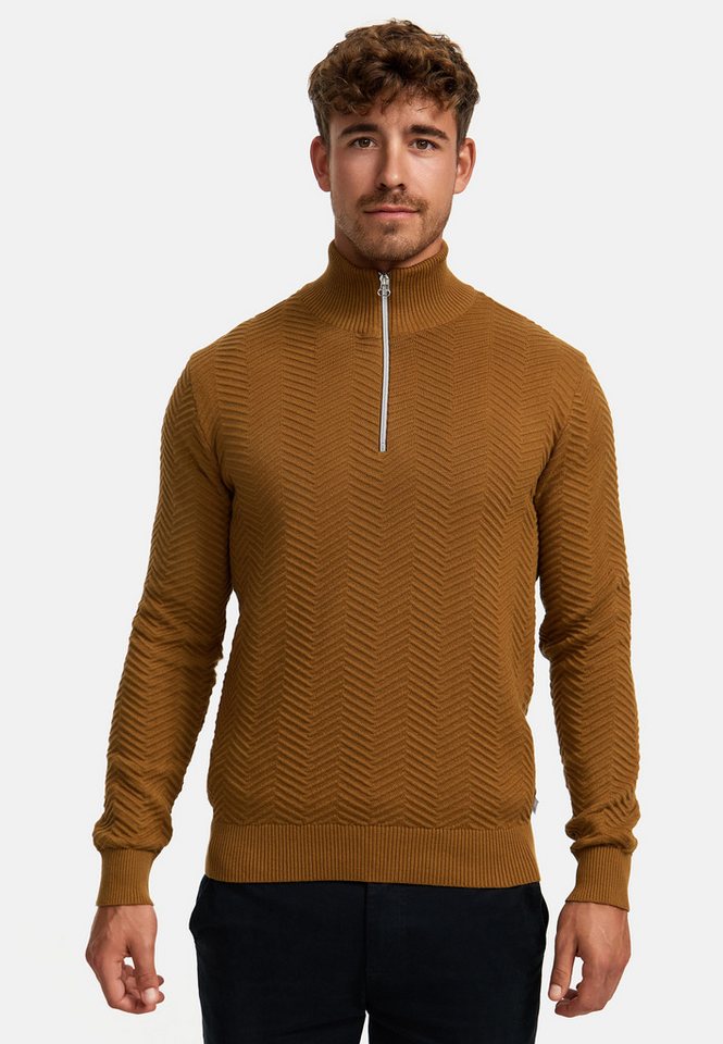 Kronstadt Strickpullover KSCarlo Half-Zip günstig online kaufen