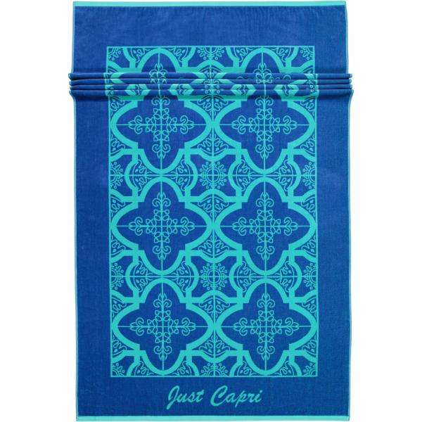 Vossen Strandtücher Just Capri - Farbe: deep blue - 0001 - 100x180 cm günstig online kaufen