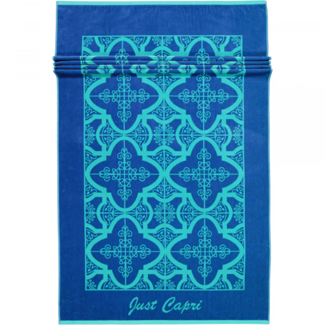 Vossen Strandtücher Just Capri - Farbe: deep blue - 0001 - 100x180 cm günstig online kaufen
