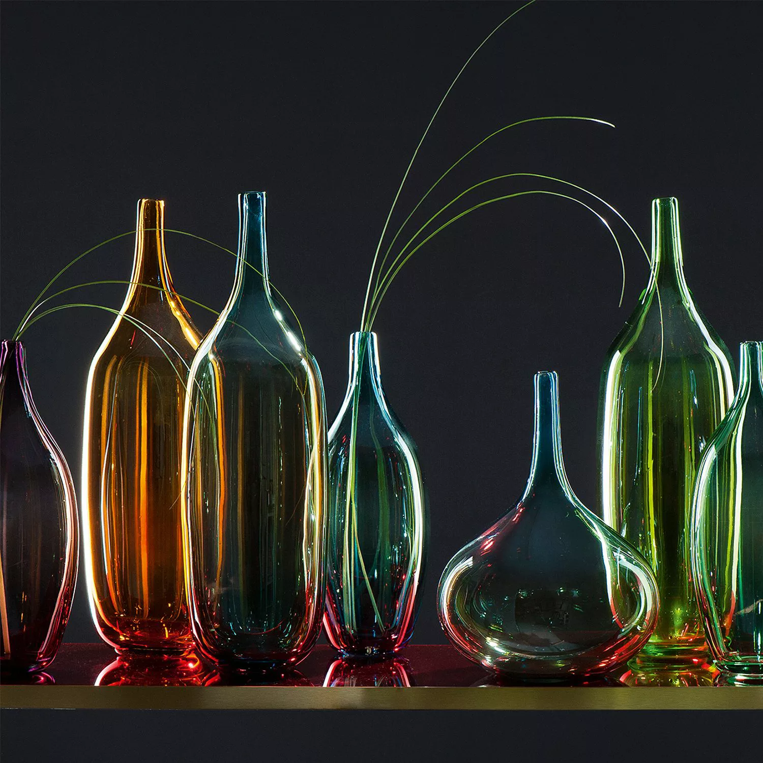 LEONARDO LUCENTE Vase 32 cm grün Vasen günstig online kaufen