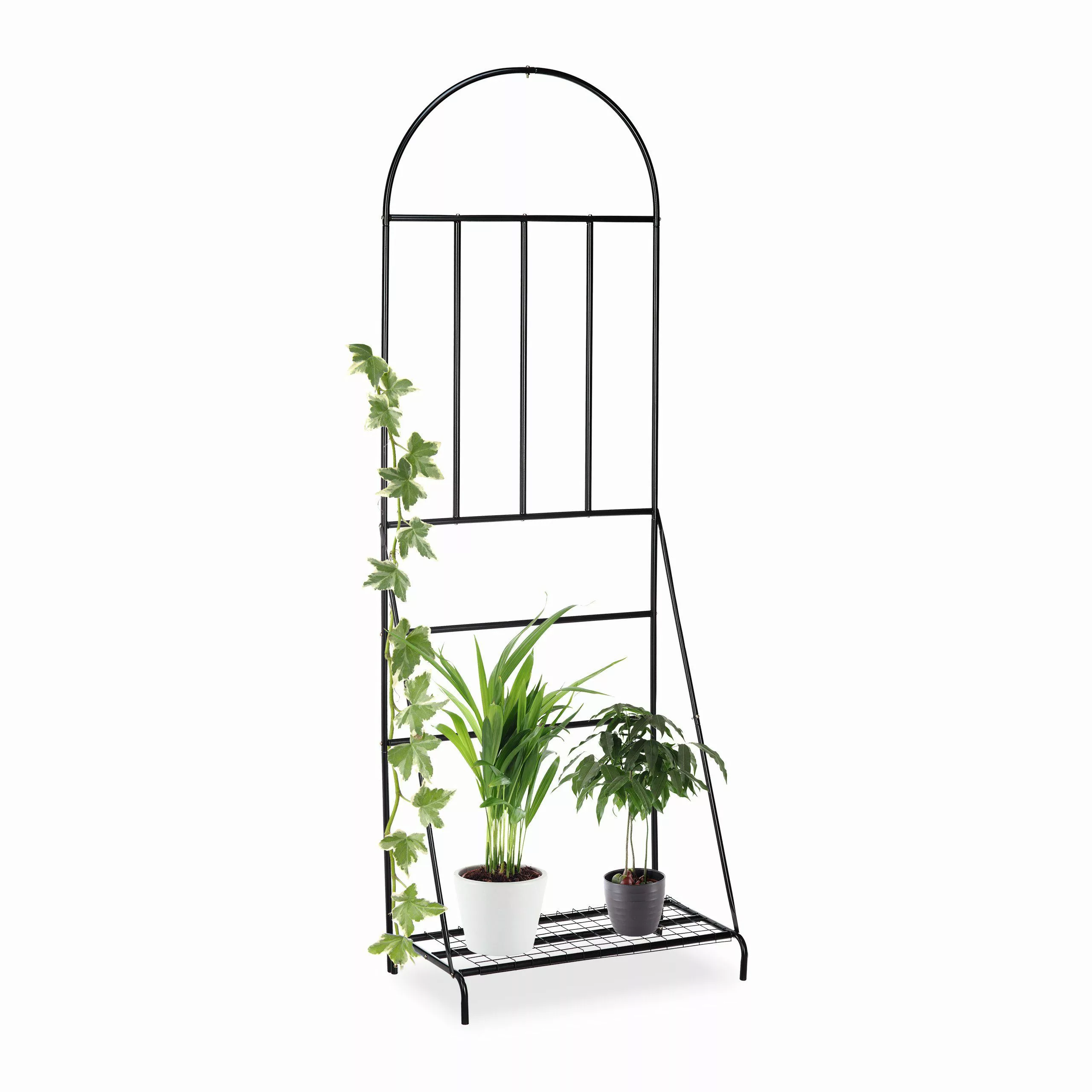relaxdays Blumenständer Blumenregal mit Rankgitter günstig online kaufen