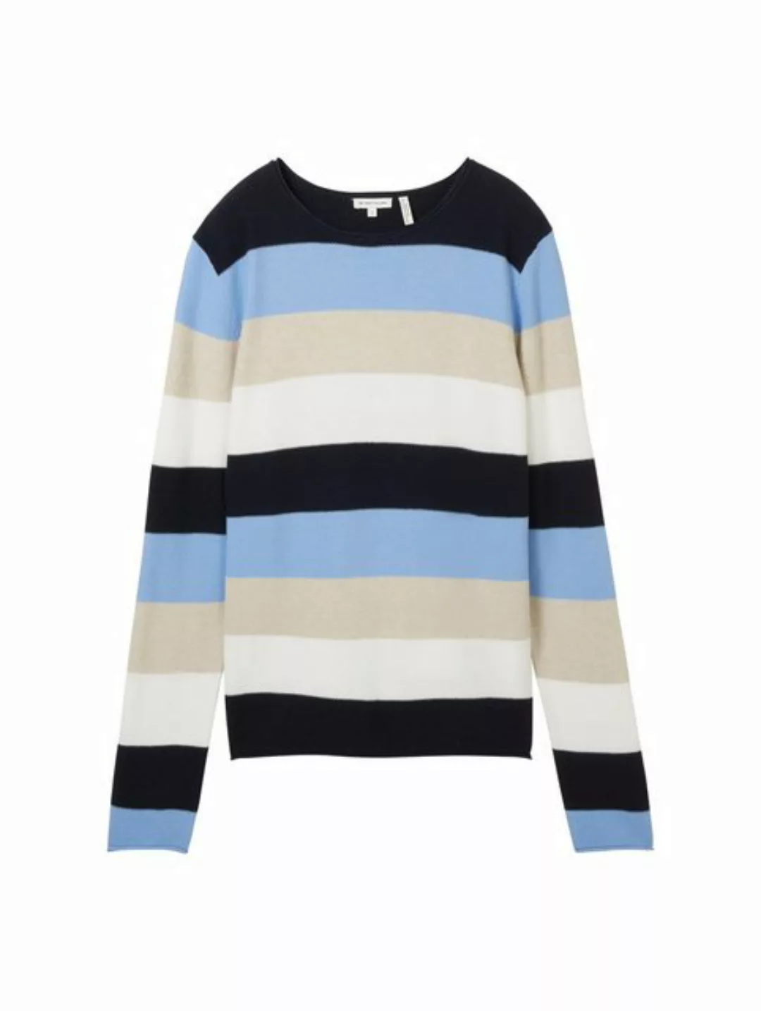 TOM TAILOR Strickpullover Knit structured stri günstig online kaufen