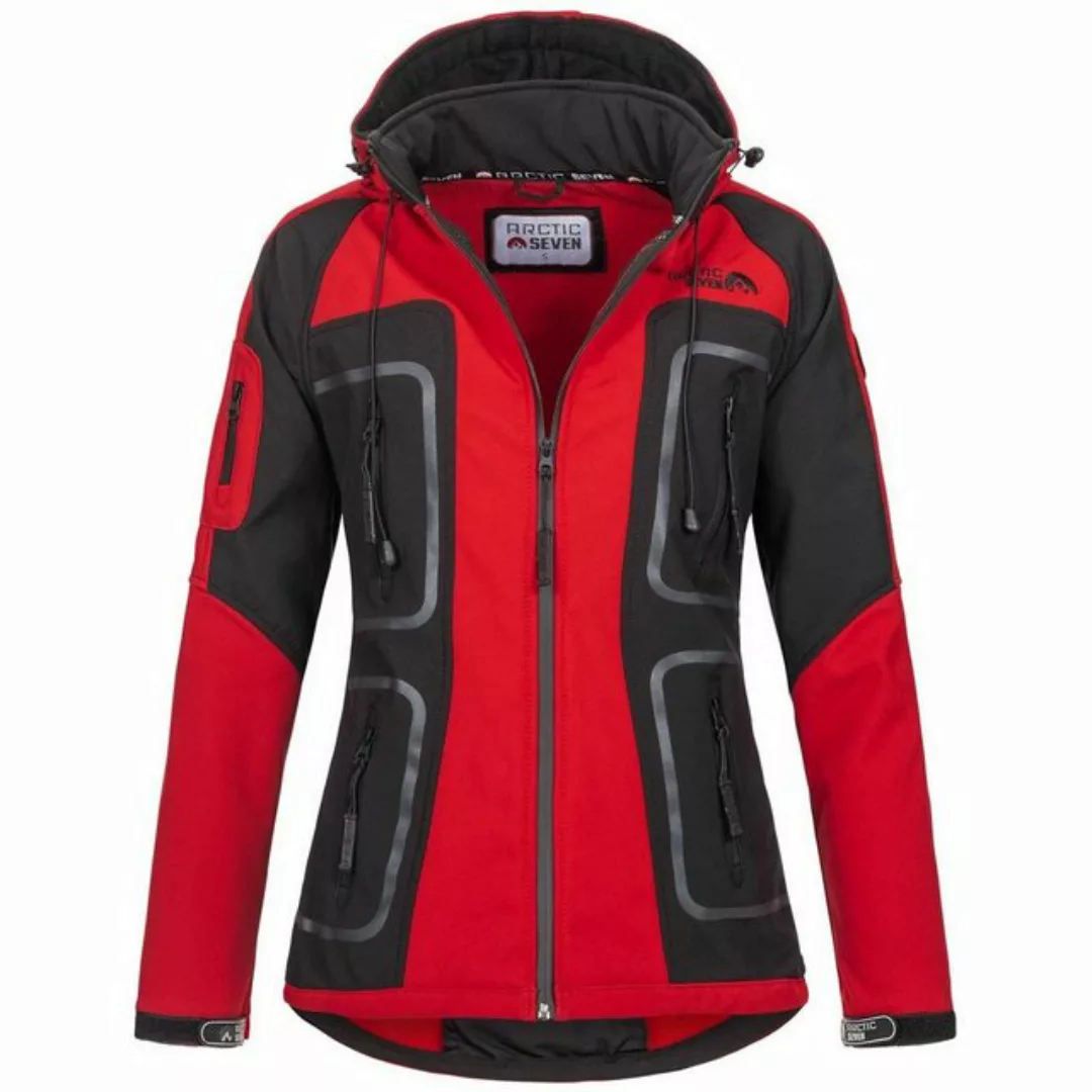 Arctic Seven Softshelljacke AS-181 funktionale Outdoorjacke mit abnehmbarer günstig online kaufen