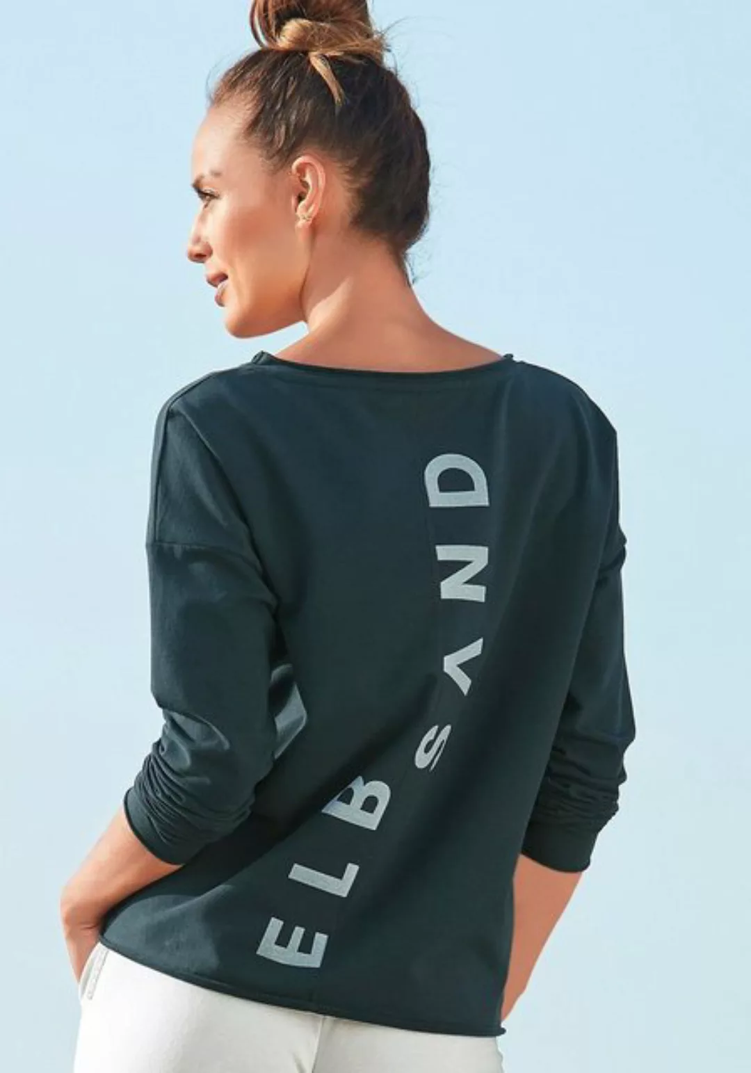 Elbsand Sweatshirt Raina mit Logoprint am Rücken günstig online kaufen