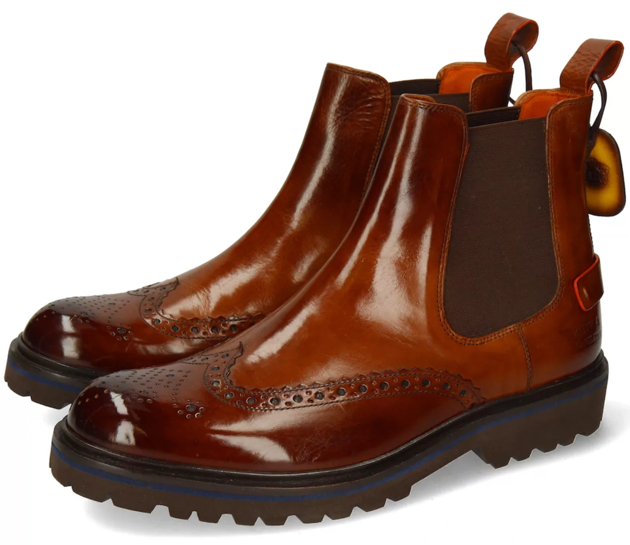 Melvin & Hamilton Chelseaboots "Pierce 26 - vegetabil gegerbt", Budapester, günstig online kaufen