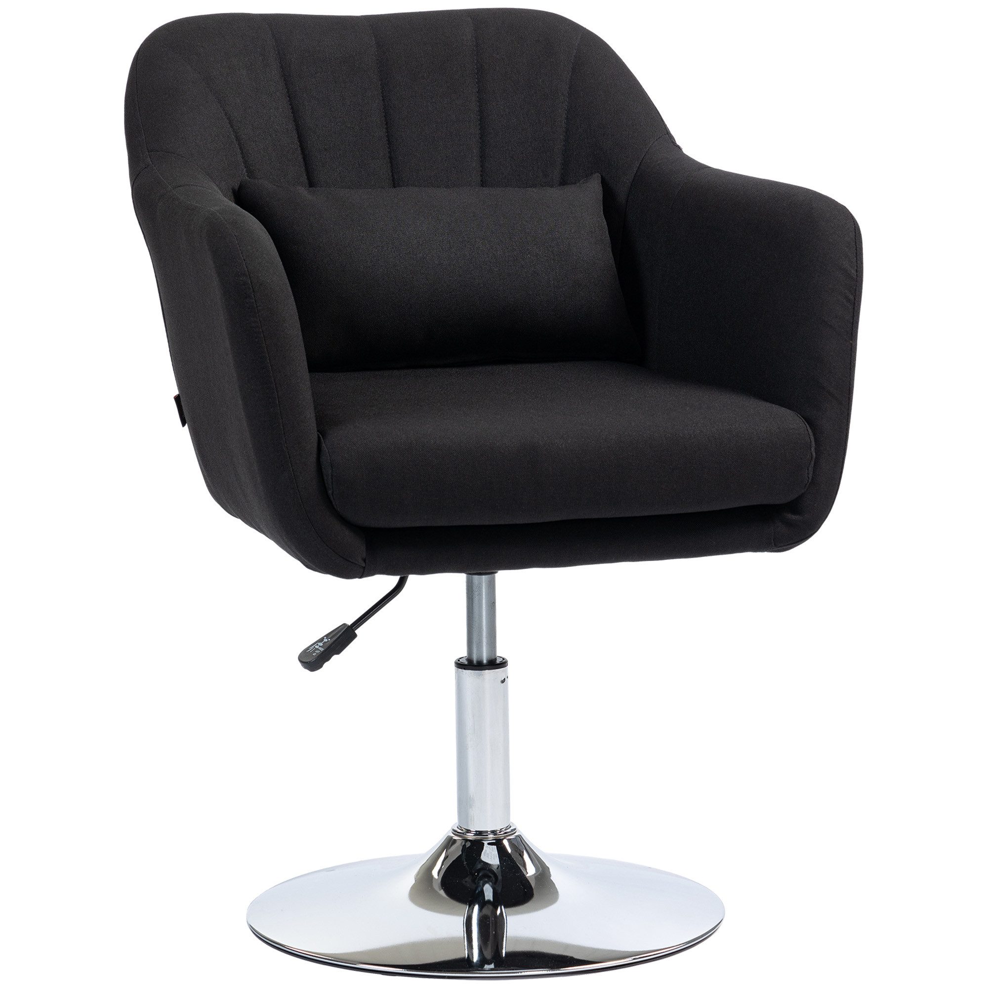 HOMCOM Relaxsessel mit Armlehne, Lendenkissen, Metallrahmen günstig online kaufen