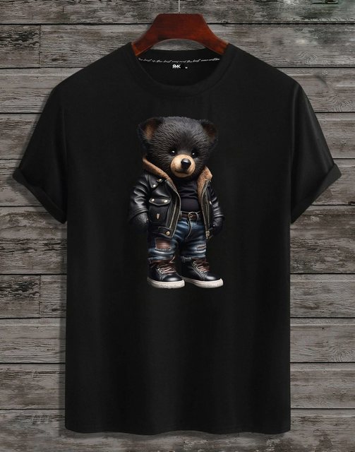 RMK T-Shirt Herren Shirt Sommer Teddybär Bär Bear aus Baumwolle günstig online kaufen