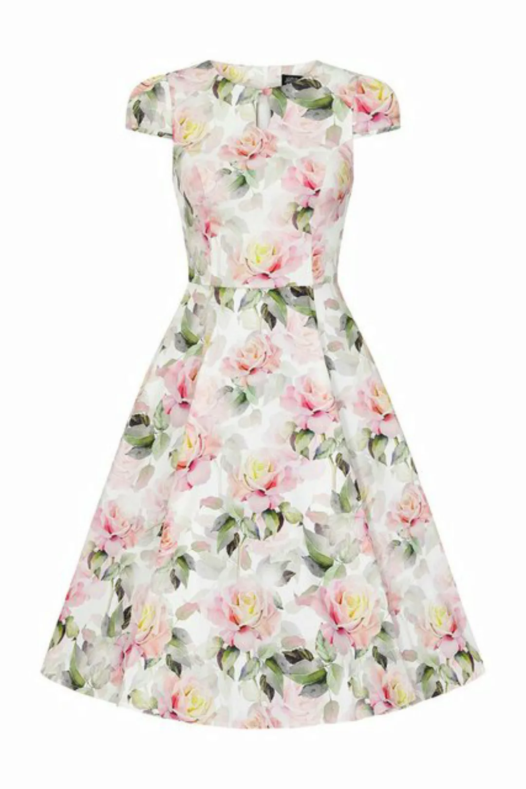 Hearts & Roses London A-Linien-Kleid Imogen Floral Swing Dress Rockabella V günstig online kaufen
