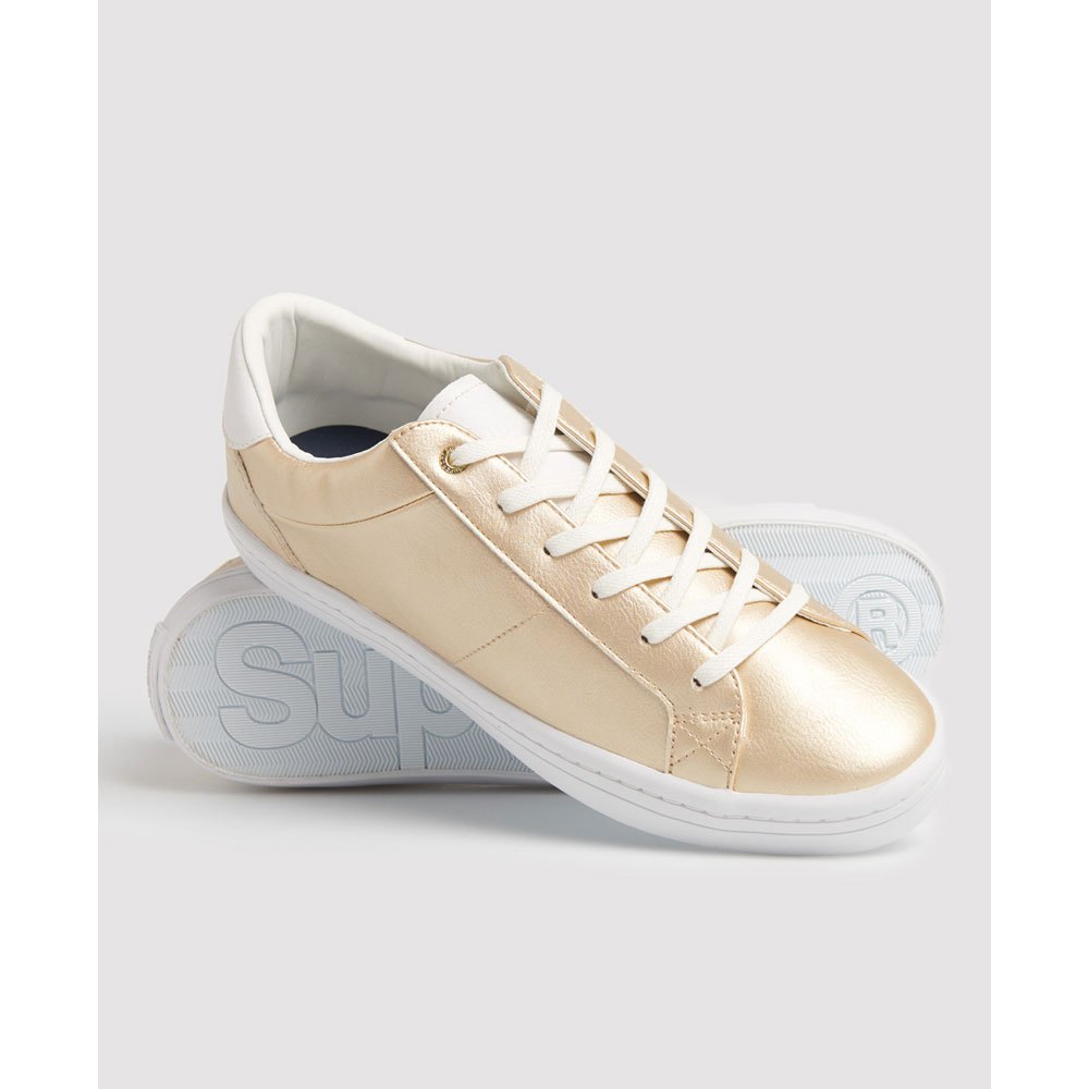 Superdry Skater Sleek Low Sportschuhe EU 37 Gold / White günstig online kaufen