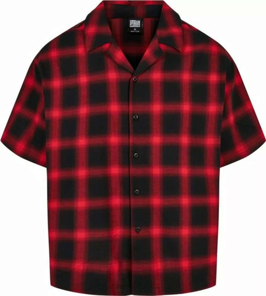 URBAN CLASSICS Langarmhemd Urban Classics Herren Loose Checked Resort Shirt günstig online kaufen