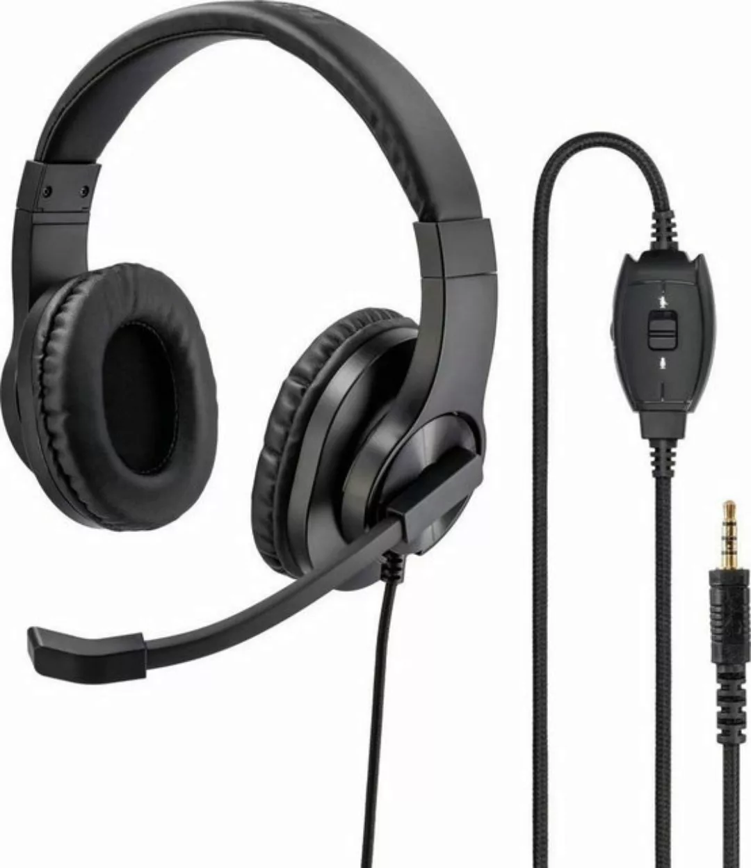 Hama "HS-P350", Stereo, Schwarz Gaming-Headset (eingebautes Mikrofon) günstig online kaufen