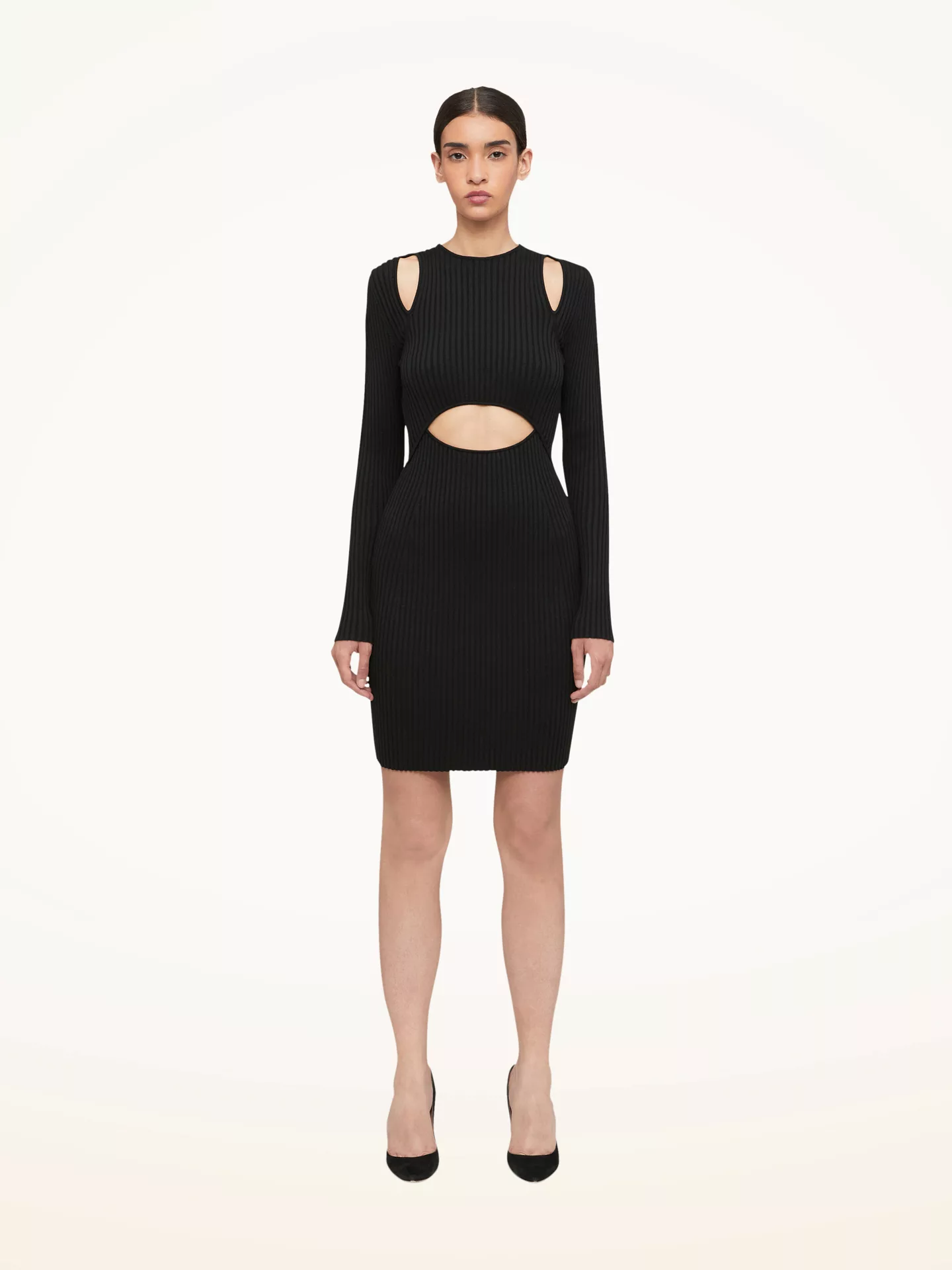 Wolford - Contoured Ribs Dress, Frau, black, Größe: M günstig online kaufen