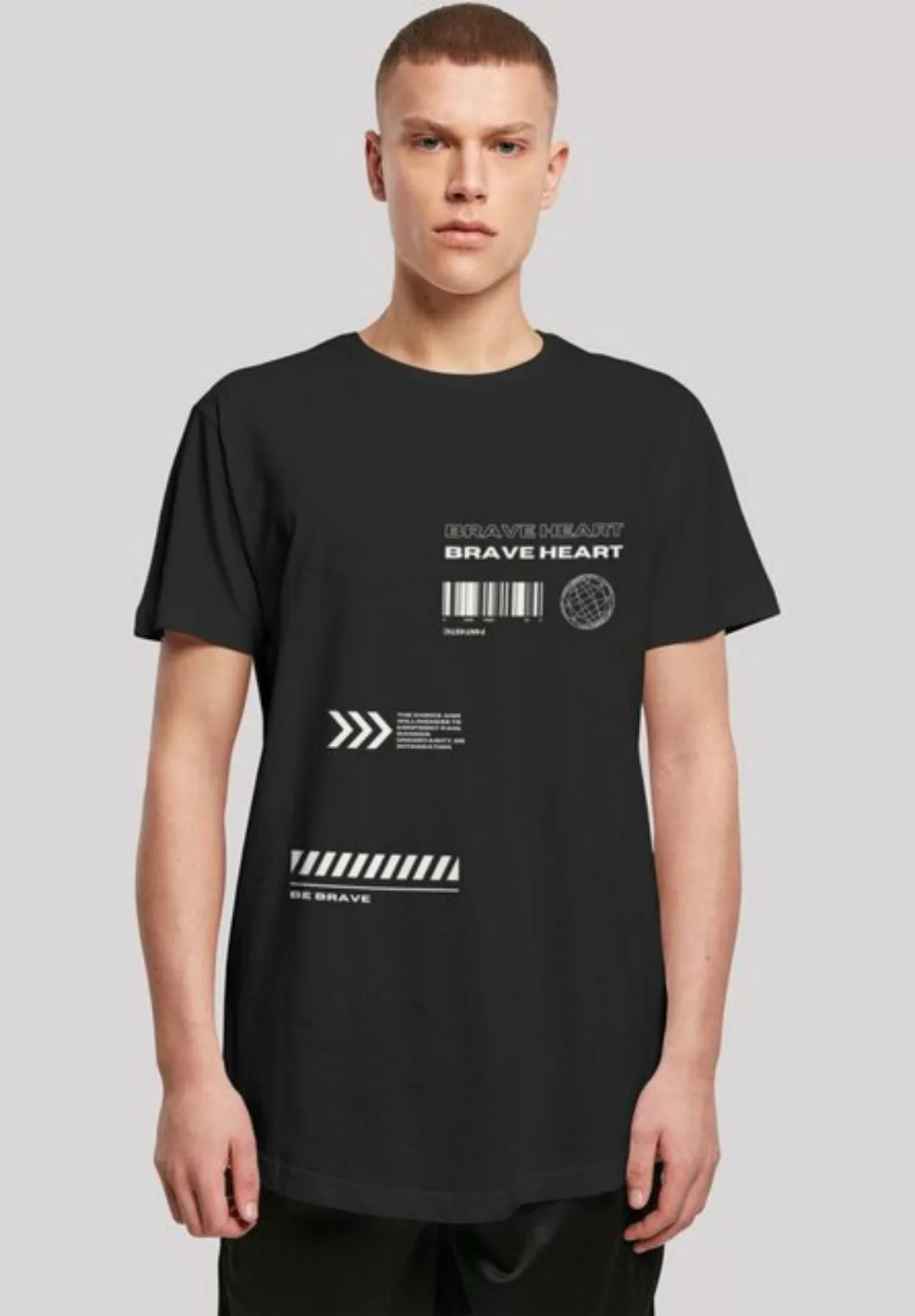 F4NT4STIC T-Shirt Brave Heart LONG TEE Print günstig online kaufen