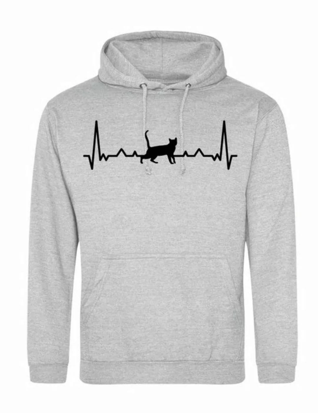 Youth Designz Kapuzenpullover Heartbeat Katze Herren Hoodie Pullover mit tr günstig online kaufen