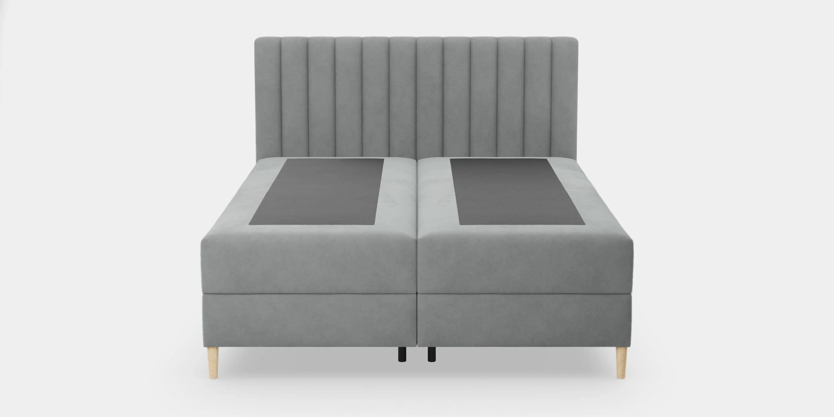 NADUVI Collection | Boxspring Tassos Samt mit Stauraum 180 x 200 cm günstig online kaufen